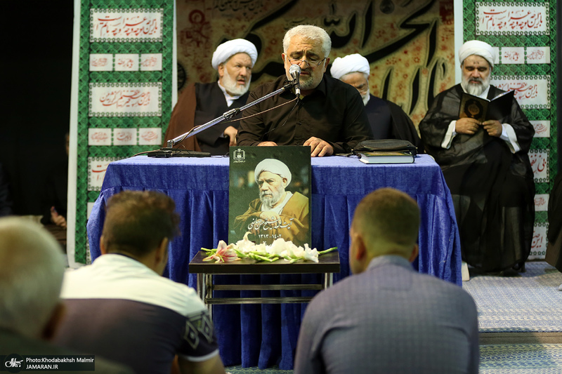 مراسم بزرگداشت آیت الله حسن صانعی (ره) در حسینیه جماران -1