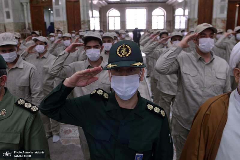 تجدید میثاق فرزندان کارکنان آماد و پشتیبانی سپاه با آرمان‌های حضرت امام(س)