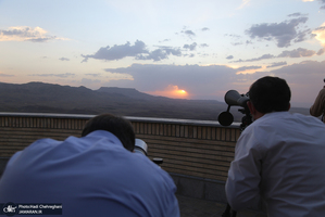 استهلال ماه شوال در رصدخانه امام علی(ع) روستای ویریج