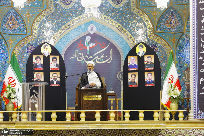 مراسم سالگرد ارتحال امام خمینی (س) از سوی رهبر معظم انقلاب اسلامی در قم