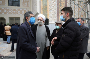 مراسم تشییع و خاکسپاری سید احمد میریان در حرم مطهر امام خمینی