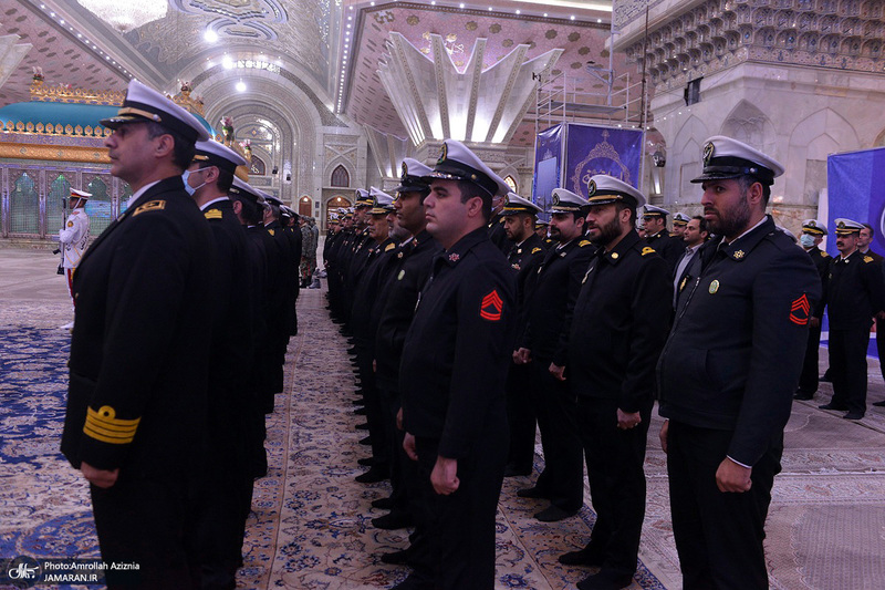 تجدید میثاق فرمانده و پرسنل نیروی دریایی ارتش جمهوری اسلامی ایران با آرمان‌های امام خمینی(س)