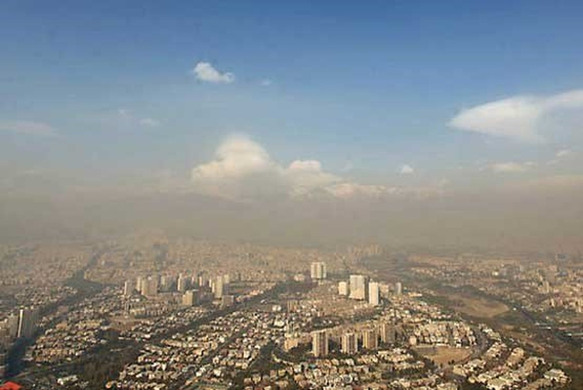 غلظت آلاینده‌های هوای تهران 4 برابر استاندارد!