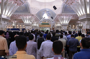 تجدید میثاق دانشجویان هشتمین دوره اردوی ملی طریق جاوید با آرمان های امام خمینی(س)