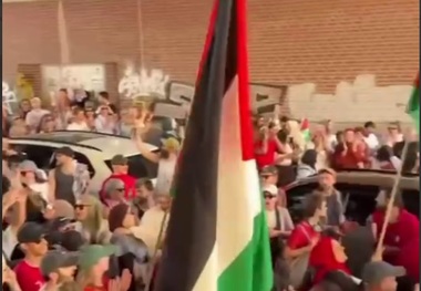 طرفداران فلسطین دوباره برلین را تسخیر کردند + فیلم