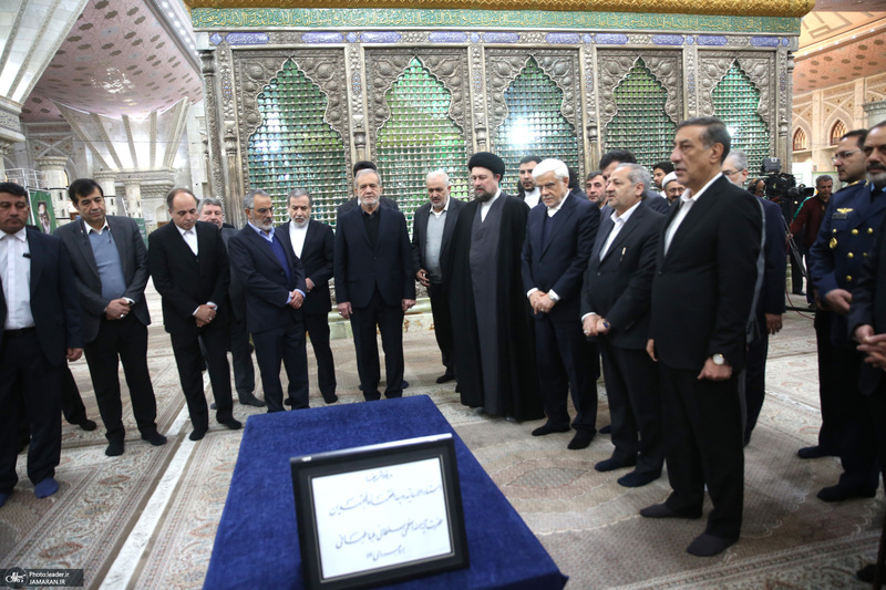 تجدیدمیثاق هیات دولت با آرمان‌های امام؛