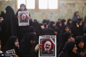 مراسم تشییع پیکر شهیدان سردار حسین سلامی و مسعود شانه ای