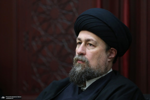 دیدار با رئیس و جمعی از کارکنان بنیاد مستضعفان با سیدحسن خمینی