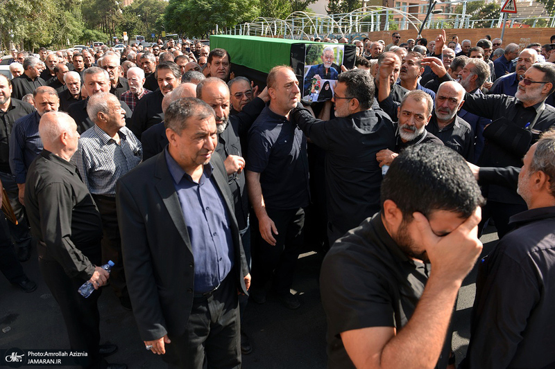 مراسم تشییع سیدعلی صنیع خانی از مسجد الرسول (ص) نازی آباد