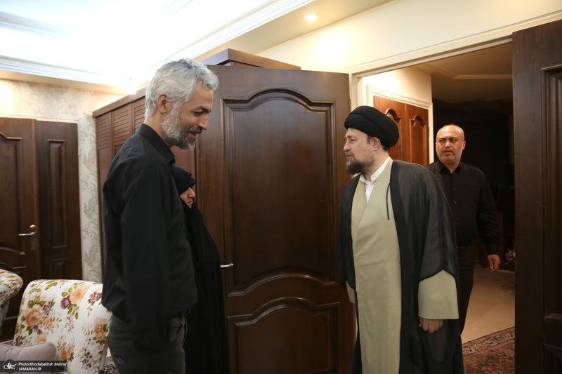 حضور سید حسن خمینی در منزل مرحوم حجت الاسلام و المسلمین حسینعلی نیری