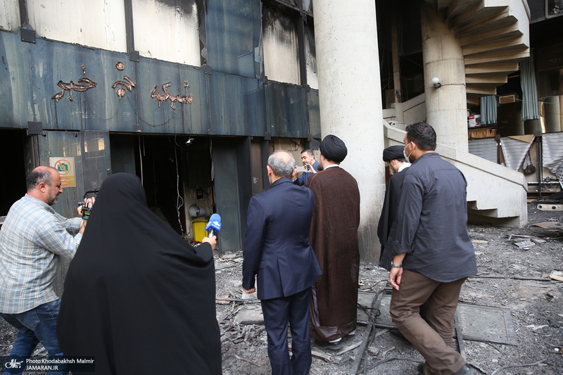 بازدید سید حسن خمینی از ساختمان شیشه ای صداوسیما