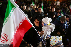 مراسم شب بیست و سوم ماه مبارک رمضان در میدان ولیعصر (عج)