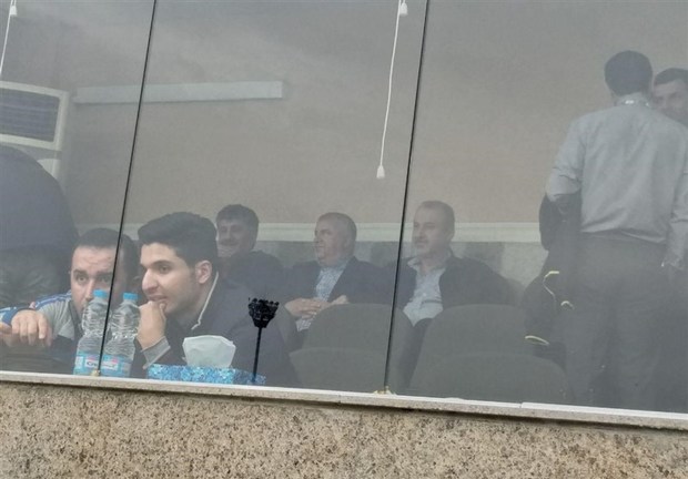 علی پروین دیدار سایپا و ماشین‌سازی از نزدیک تماشا کرد + عکس
