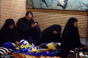 احیای شب بیست و یکم ماه رمضان در گلزار شهدای بهشت زهرا (س)