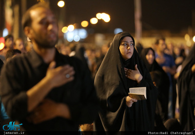 مراسم احیای شب نوزدهم ماه مبارک رمضان در حرم مطهر حضرت معصومه(س)