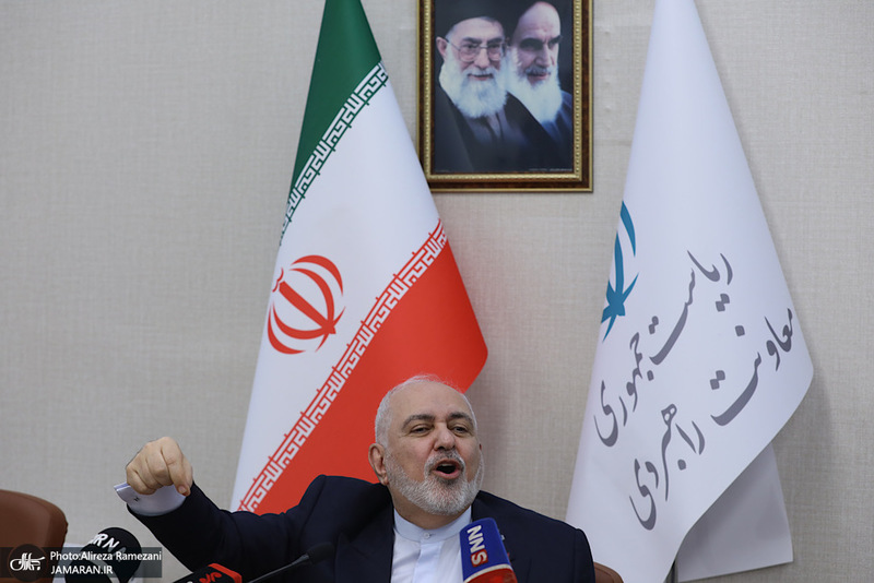 جلسه هم انديشی ظریف با خبرنگاران