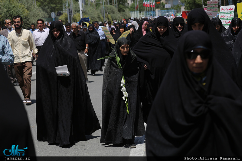 راهپیمایی اعتراض آمیز علیه جنایات در مسجد الاقصی و میانمار 