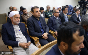 دیدار اعضای ستاد کنگره شهدای استان هرمزگان با رهبر معظم انقلاب