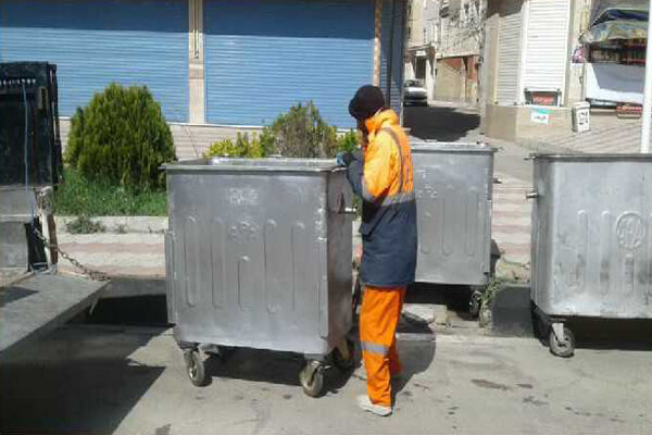 مخازن زباله نو در قزوین جایگزین مخازن فرسوده شدند