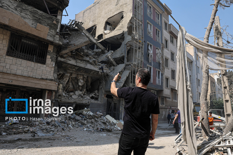 حمله رژیم صهیونیستی به مناطق مسکونی تهران + تصاویر