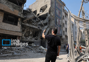 حمله رژیم صهیونیستی به مناطق مسکونی تهران + تصاویر