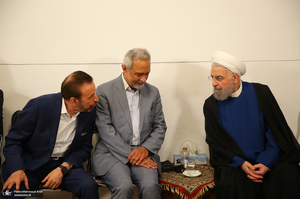 دیدار نوروزی سیاسیون با حسن روحانی