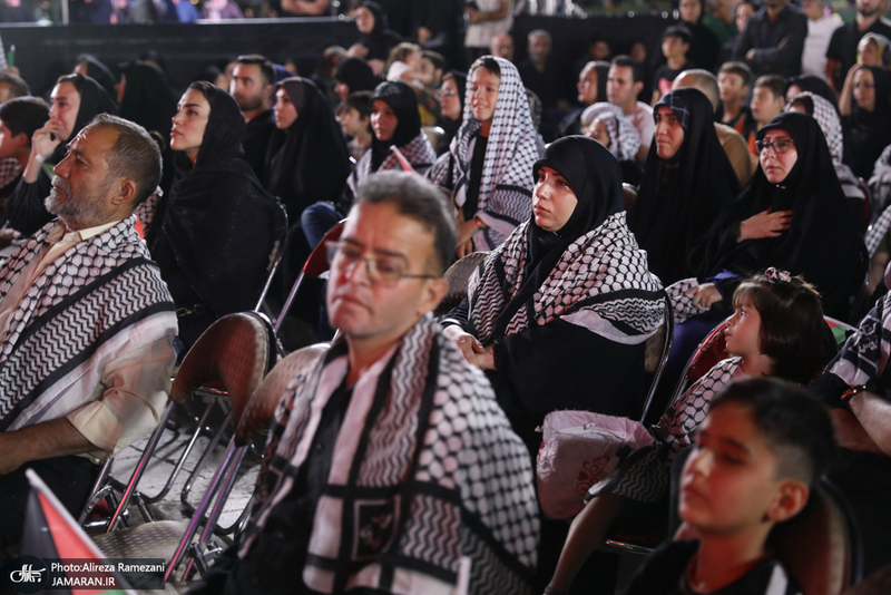 اجتماع مردم تهران در حمایت از مردم مظلوم غزه