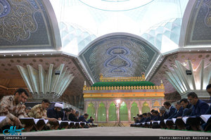محفل انس با قرآن در حرم مطهر امام خمینی(س)