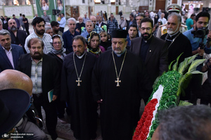 تجدید میثاق رهبران و پیروان ادیان الهی با آرمان‌های حضرت امام (س)