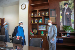 دیدار سرپرست موسسه تنظیم و نشر آثار امام خمینی(س) با رئیس شورای اسلامی شهر مشهد