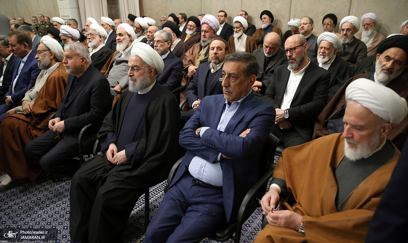 دیدار مسئولان نظام و سفرای کشورهای اسلامی با رهبر معظم انقلاب