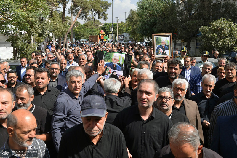 مراسم تشییع سیدعلی صنیع خانی از مسجد الرسول (ص) نازی آباد