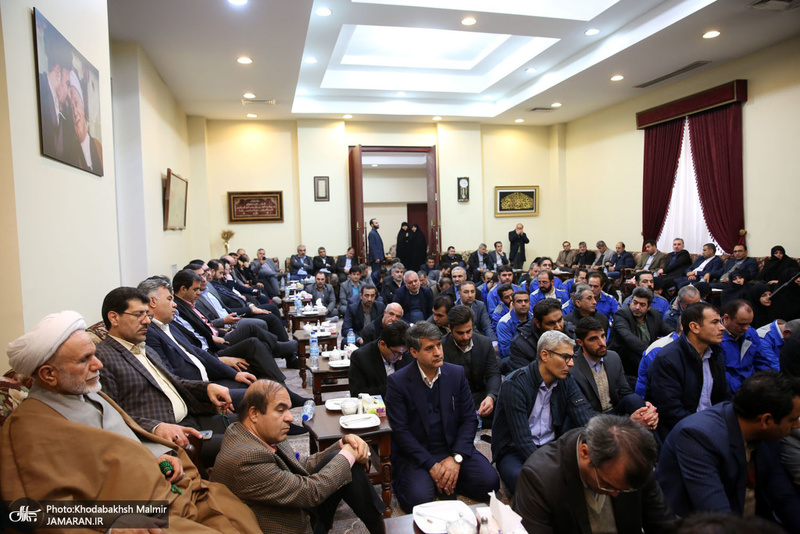 دیدار وزیر ، معاونان و کارکنان وزارت صمت با سید حسن خمینی