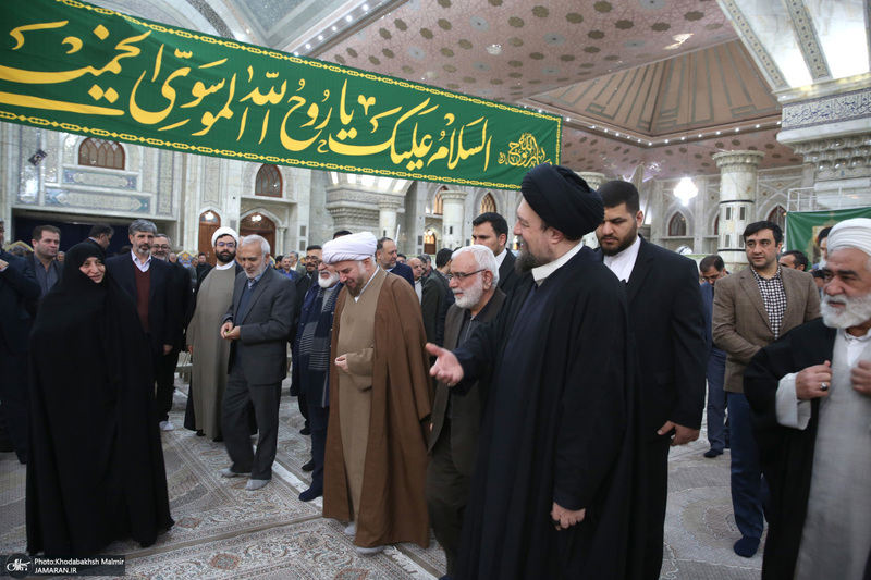 دیدار رئیس و اعضای کمیته امداد با سید حسن خمینی