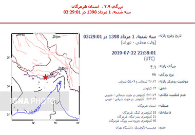ثبت ۱۴۴۵ زمین‌لرزه در بندر کنگ طی ۱۳ سال وجود دو گسل فعال زاگرس در منطقه