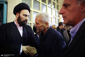 مراسم تشییع آیت الله سید مهدی امام جمارانی (ره) از حسنیه جماران-2