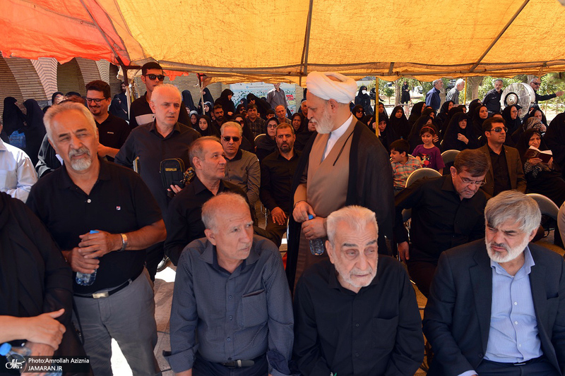 مراسم خاکسپاری سیدعلی صنیع خانی در بهشت زهرا (س) تهران