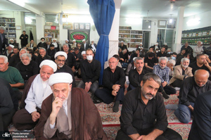 مراسم عزاداری اربعین حسینی در بیت مرحوم آیت الله العظمی صانعی (ره)