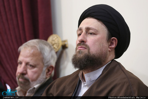 دیدارجمعی از فعالان ستادهای انتخاباتی دکتر روحانی با سید حسن خمینی