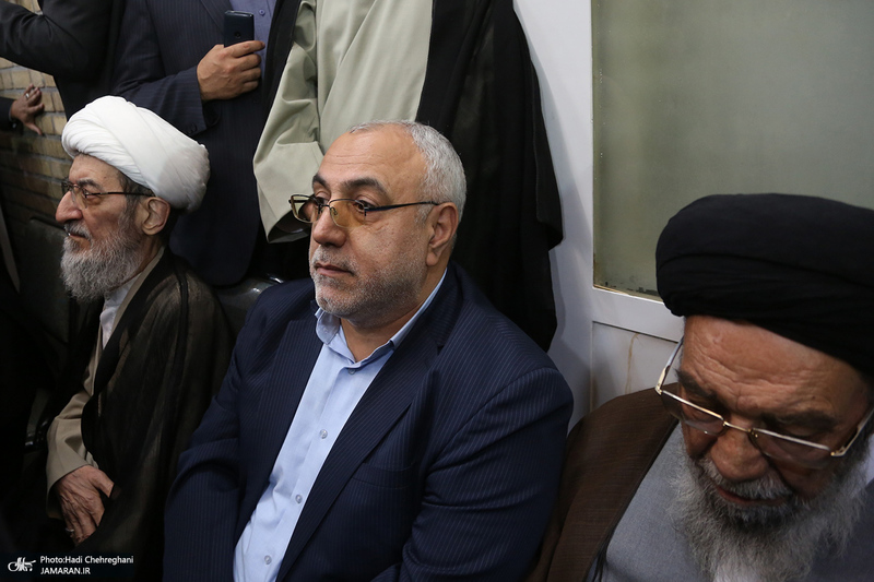 مراسم ترحیم همسر آیت الله العظمی سیستانی در قم