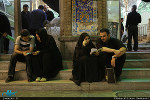 مراسم احیای شب نوزدهم ماه مبارک رمضان در آستان مقدس حضرت عبدالعظیم حسنی(ع)