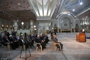 مراسم تجدید میثاق رئیس و کارکنان قوه قضاییه با آرمان های امام؛