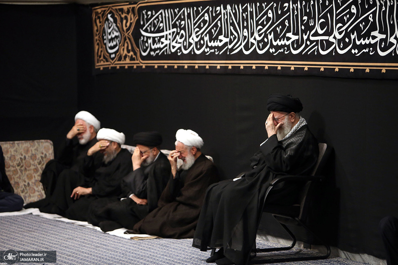 اولین شب عزاداری حضرت اباعبدالله الحسین (ع) در حسینیه امام خمینی