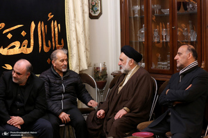 حضور سید حسن خمینی در منزل مرحوم حسن محققی‎‎