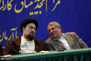 تجدید میثاق شهردار تهران و اعضای شورای اسلامی شهر تهران با آرمان های امام(س)