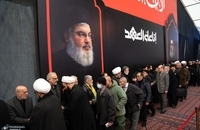 حضور هیأت نمایندگی رهبر انقلاب در مراسم بزرگداشت رهبران شهید حزب‌الله در بیروت (6)
