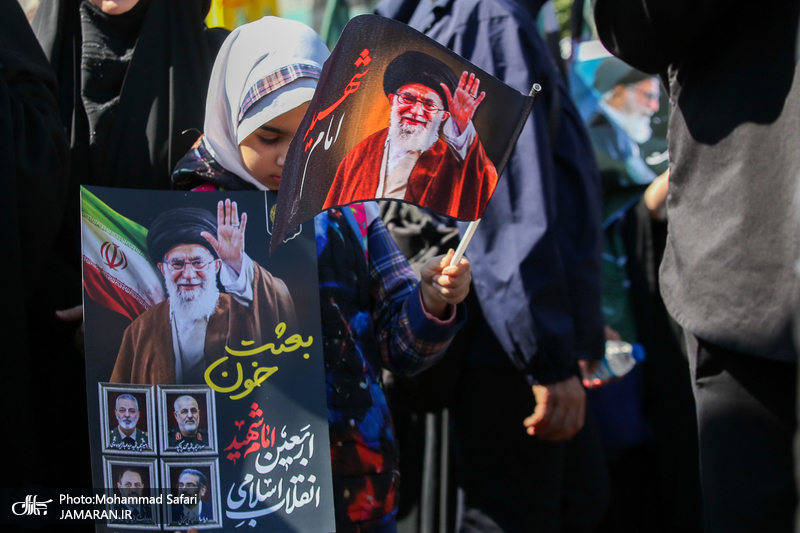 مراسم چهلمین روز شهادت رهبر شهید انقلاب -2