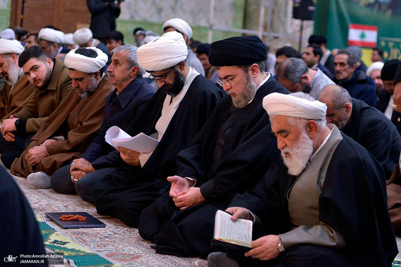 مراسم عزاداری شب شهادت امام هادی(ع) در حرم مطهر امام خمینی