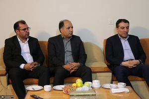 دیدارها معاون فرهنگی و هنری موسسه تنظیم و نشر آثار امام خمینی از شهرستان خمین‎‎