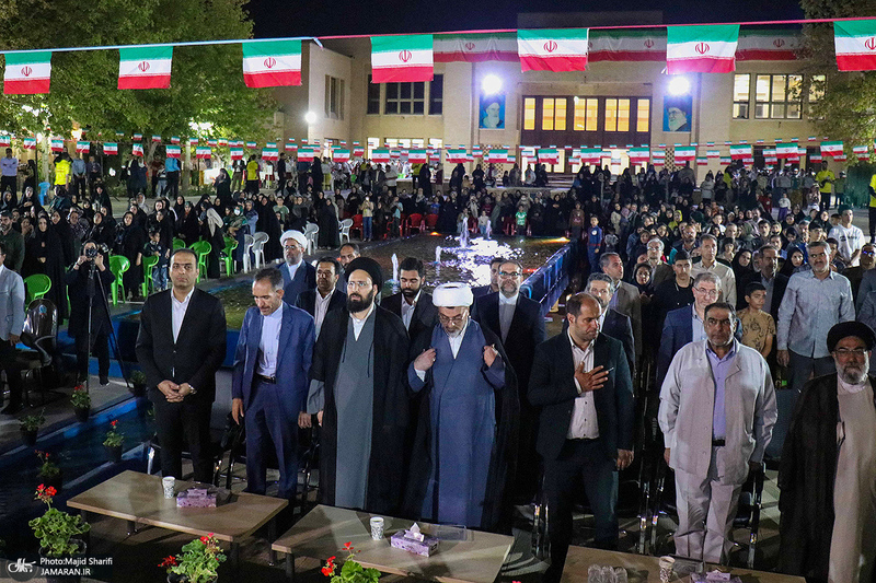 آیین افتتاحیه سومین دوره المپیاد ورزشی جام پرچم در خمین